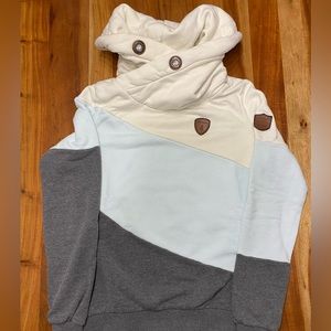 Blue, Cream, & Gray Wanakome Hoodie
